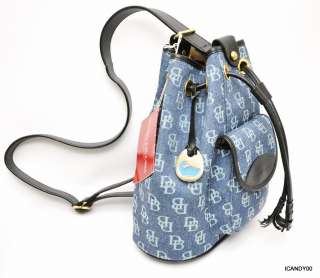   Dooney & Bourke ~Exclusive Signature Handbag SMALL SLING ~Denim Blue