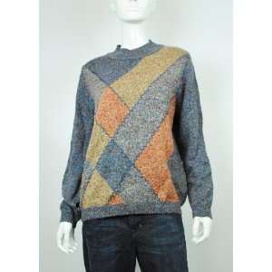  NEW ALFRED DUNNER WOMENS CREW NECK MULTI SWEATER M Beauty