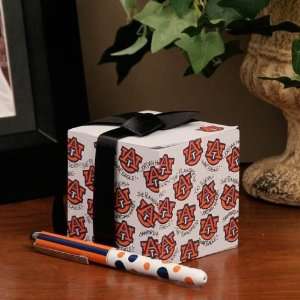 Auburn Tigers Paper Cube and Pen Set 