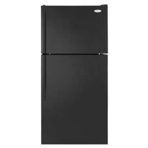   Energy Star 18 Cu. Ft. Top Freezer Refrigerator   Black: Appliances