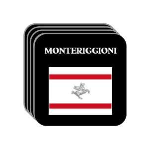  Italy Region, Tuscany (Toscana)   MONTERIGGIONI Set of 4 