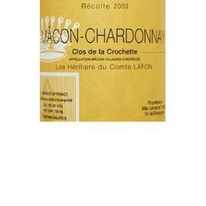  2009 Lafon Macon Chardonnay Clos de la Crochette 750ml 