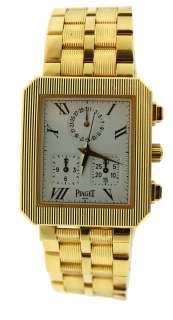 18 kt Gold Mens Piaget Protocole Watch  