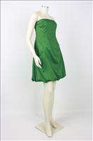 GREEN Womens Cute Balloon Tube top Mini Dress ♣ 8/10, M  