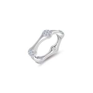  0.35 Cts Diamond Wedding Band in 14K White Gold 10.0 