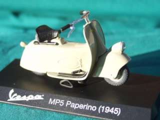 VESPA SCOOTER MP5 PAPERINO PIAGGIO DIECAST MODEL 1945  