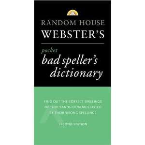  Random House Websters Pocket Bad Spellers Dictionary 