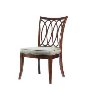  Stanley Furniture Hudson Street Fabric Side Chair in Warm 