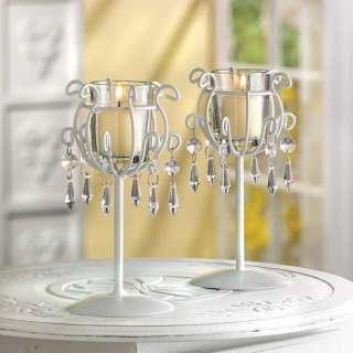 20 CRYSTAL DROP VOTIVE STAND WEDDING PARTY Centerpieces  