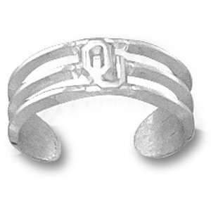  University Of Oklahoma Sooners OU Toe Ring   Silver 