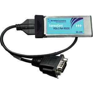  New   Brainboxes XC 235 1 port ExpressCard Serial Adapter 