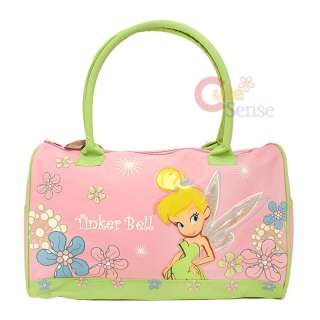 Disney TinkerBell Duffle Bag Diaper  Gym Pink Green  