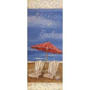  Lifes Better At The Beach by Grace Pullen 8x20 Kitchen 