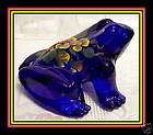 Heisey by Mosser COBALT BLUE Glass CLYDESDALE Horse  