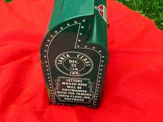 Better pictures!! Santa Claus Mailbox Standard Oil 1950s 1960s RARE 
