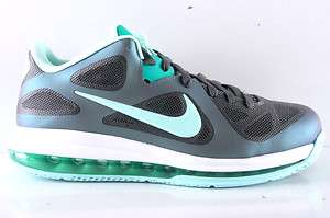 NIKE LEBRON 9 LOW EASTER GREY MINT CANDY TEAL SZ 8 14 510811 001 