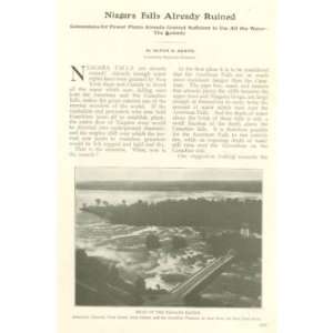   1906 Saving Niagara Falls American Falls Goat Island: Everything Else