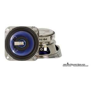   CHROME FINISHED COAXIAL 2 WAY CAR SPEAKER SYSTEM