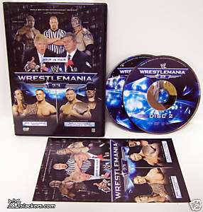 WWE   Wrestlemania 23 (DVD, 2007, 2 Disc Set) OOP 651191945900 