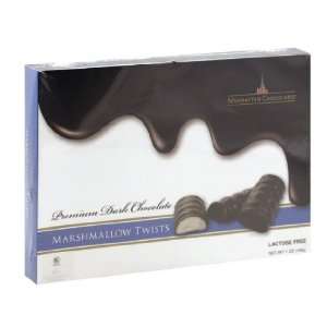 Manhattan Chocolates Chocolate Covered Marshmallow Twists 21 Ounce Box 