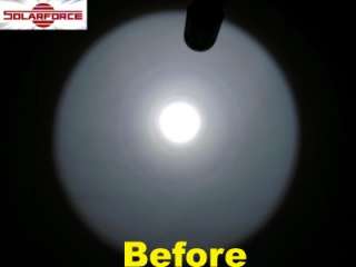 Solarforce Flashlight Diffusion Filter 4 Surefire 6P 9P  