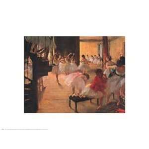 Ballet School, c. 1874 Finest LAMINATED Print Edgar Degas 30x24