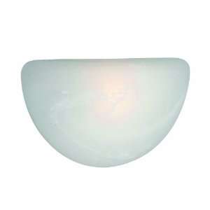   Multi Family One Light Wall Sconce, Marbled Glass Finish: Home