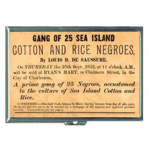  1852 Black Memorabilia Slavery ID Holder Cigarette Case or 