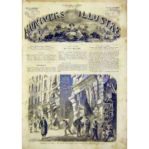  Paris Clothing Shops Tonnellerie French Print 1866