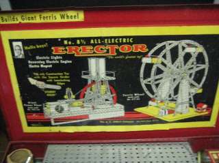 Vintage A.C. Gilbert Electric Ferris Wheel Erector Set 1948  