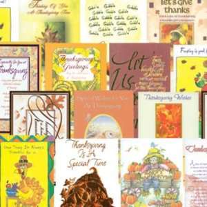  Thanksgiving Greeting Cards Assortment Case Pack 288 