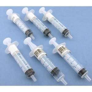  6 Plastic Syringe Hydroponic Liquid Measuring Tool 5 ml 