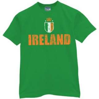 IRELAND CREST FLAG irish soccer futbol jersey T Shirt  