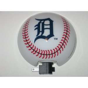  DETROIT TIGERS 3 D Logo Baseball Shaped NIGHT LIGHT 
