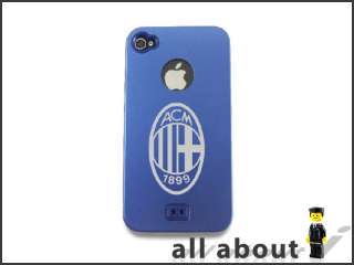 AC Milan Football Team Logo For i Phone 4 4S Metal Alumor Case Cover 