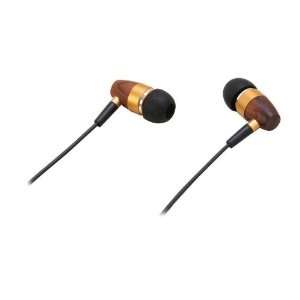   Connector Canal High Fidelity Passive Noise Isolating Rosewood Earbuds