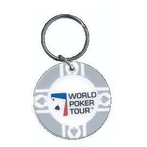 World Poker Tour Poker Chip Keychain WK1560  Toys & Games   