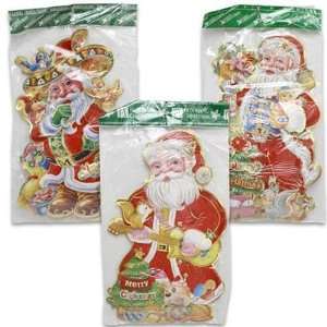  Santa with Glitter Pop up Decoration 17 Case Pack 48: Home & Kitchen