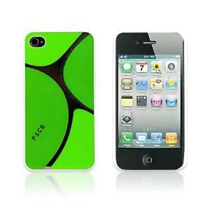  Face Style Life Style Apple Iphone 4/4S Case   Green Electronics