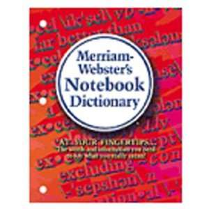  NOTEBOOK DICTIONARY 40000 ENTRIES 3 HOLE PUNCHED Office 