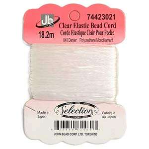 Clear elastic bead cord beading thread stringing  
