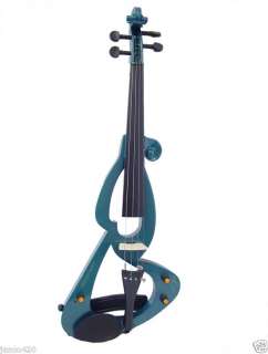 ViolinSmart Sojing Electric Silent Violin (4/4 Full Size, BLUE)  