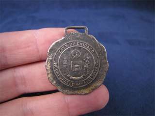 Vintage City Of Chicago Illinois Seal Pocket Watch Fob  