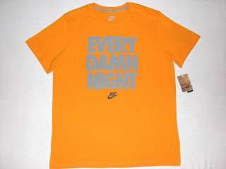 Nike Mens Every Damn Night T Shirt Orange NWT  
