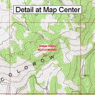   Map   Indian Valley, Colorado (Folded/Waterproof)