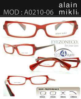 EyezoneCo ALAIN Mikli Eyeglass FULL Rim Frames A0210 06  