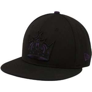 New Era Los Angeles Kings Black Tonal Pop 59FIFTY Fitted Hat 