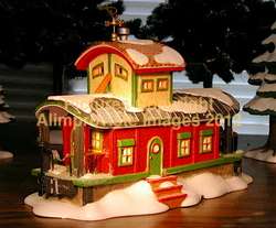 North Pole Dept 56 TINKERS CABOOSE CAFE 56896 AWESOME  