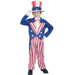 Forum Novelties Inc 20755 Uncle Sam Child Costume Size Medium  Size 8 