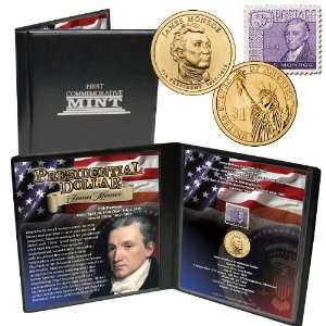  James Monroe Presidential Coin and Stamp Set: Everything 